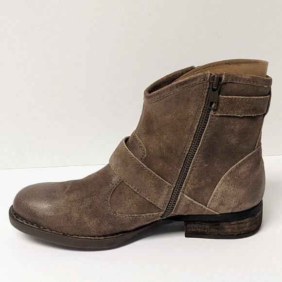 Born Regis Ankle Boots, Taupe Suede, Women's 7 M - Picture 4 of 7